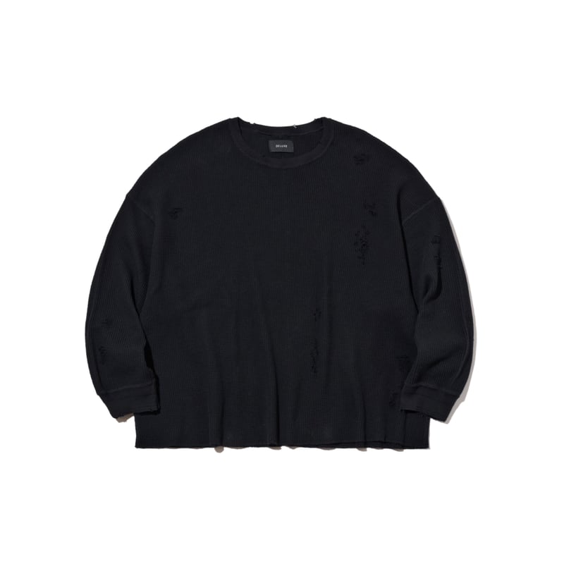 DELUXE / 'SAVAGE CONNOR' BLACK / サーマルシャツ | VIBE