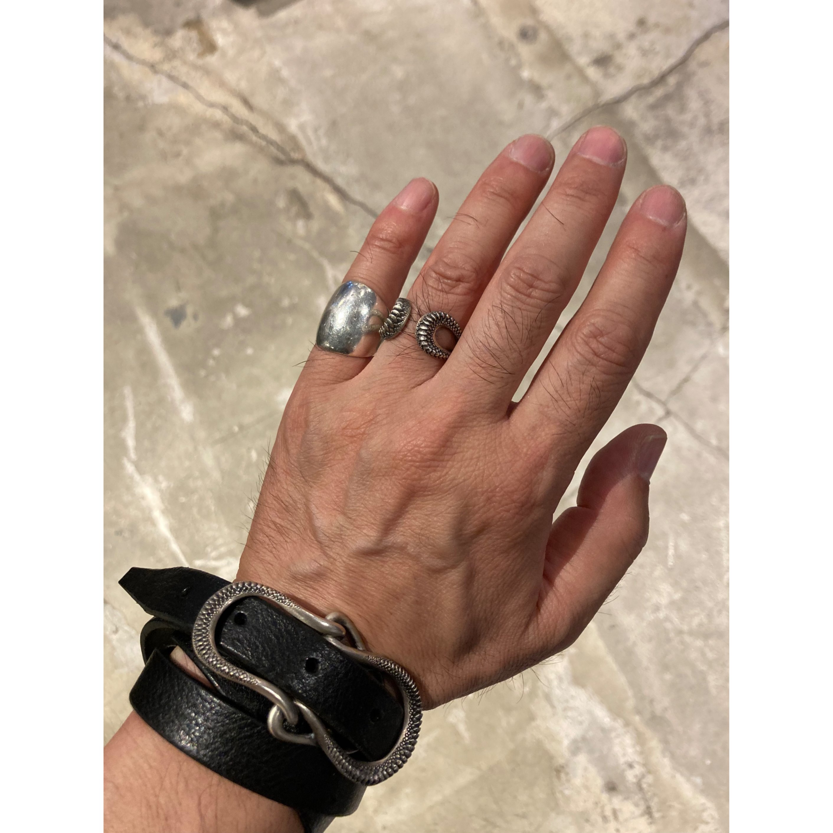 JULIUS x Dualflow シルバーリング original