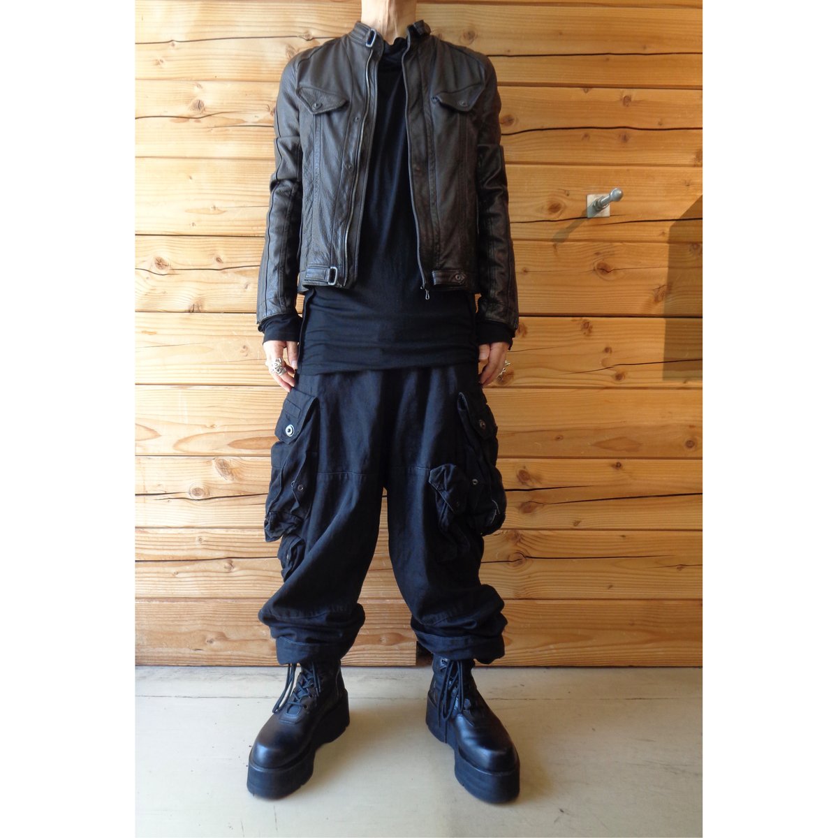 JULIUS / 917BLM2 / カウレザーシングルライダースジャケット | VIBE N