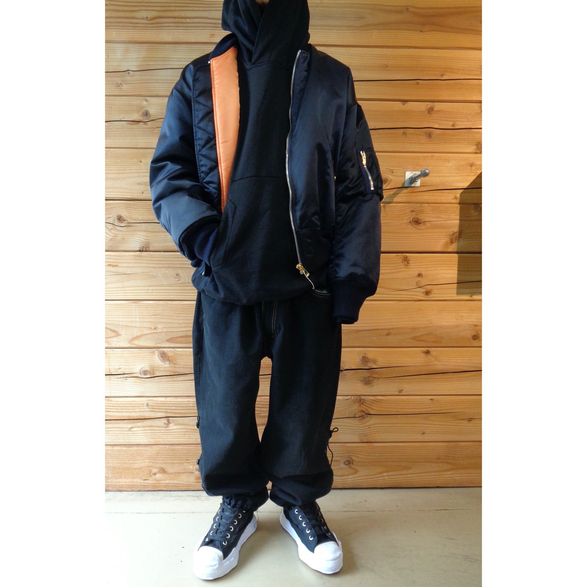 FUMITO GANRYU 22aw ma-1 sleeve マフラー FUMITO GANRYU 22aw ma-1 sleeve マフラー メンズ