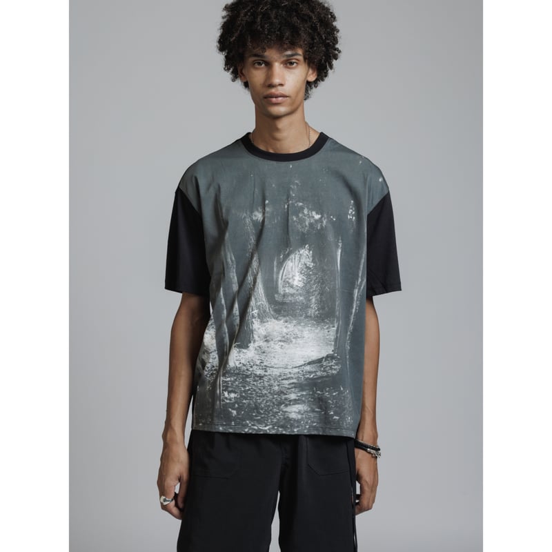 The Viridi-anne / VI-3994-01 / プリントTシャツ(forest)
