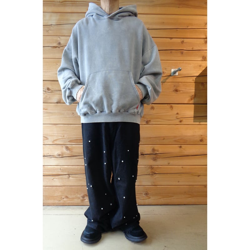 el conductorH / BIJOU STUDDED JEAN TROUSERS/ビジュ