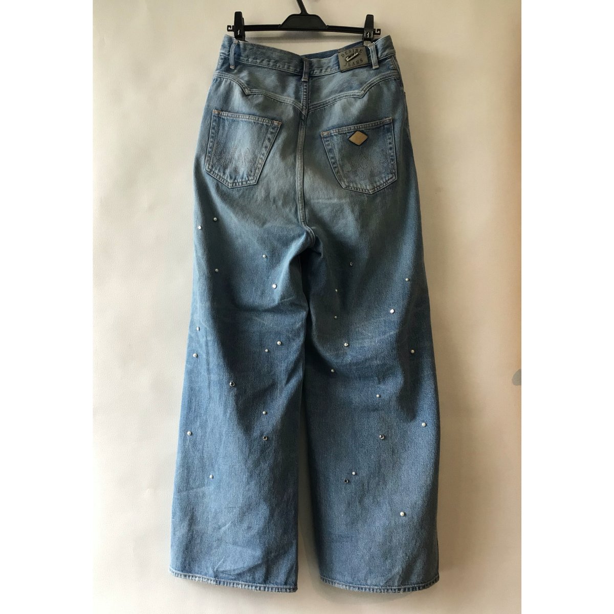 el conductorH / BIJOU STUDDED JEAN TROUSERS/ビジュ