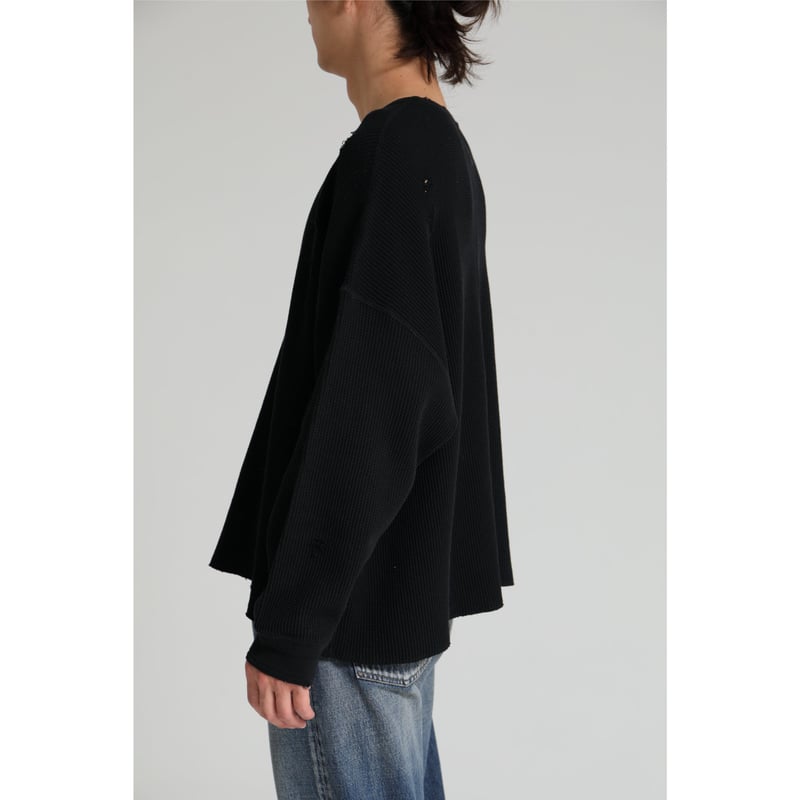 DELUXE / 'SAVAGE CONNOR' BLACK / サーマルシャツ | VIBE
