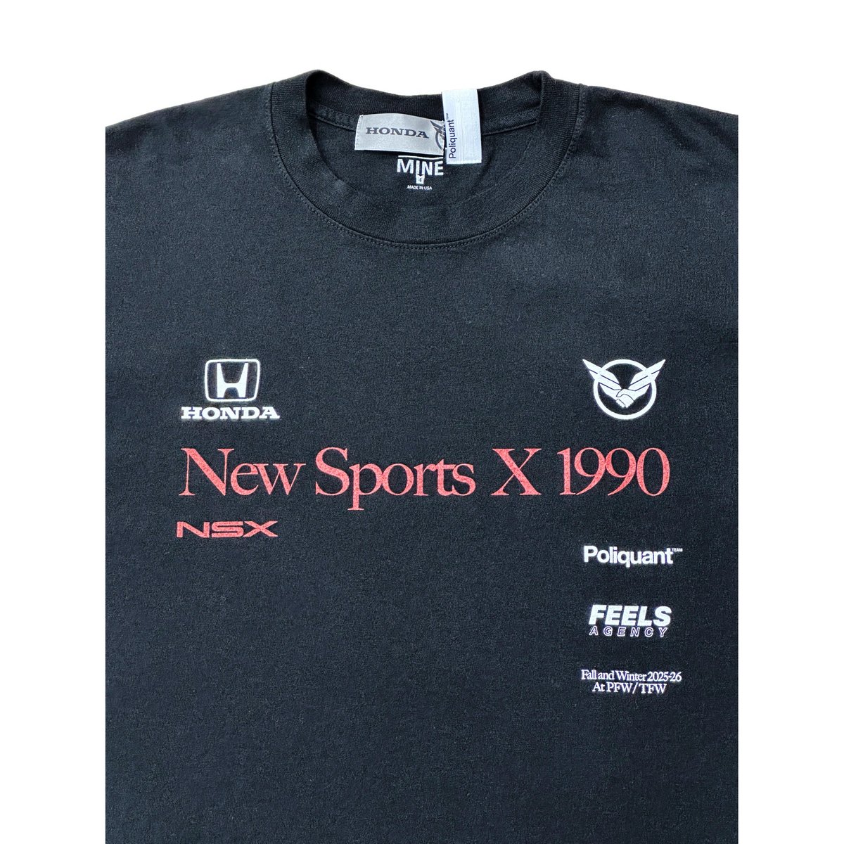 POLIQUANT× HONDA / NEW SPORTS X 1990 L/S TEE | 