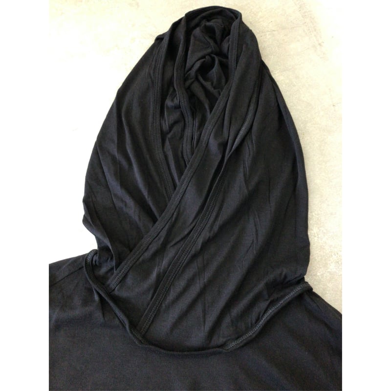 JULIUS / 917CUM10 / フーデットバインダーロングスリーブカットソー