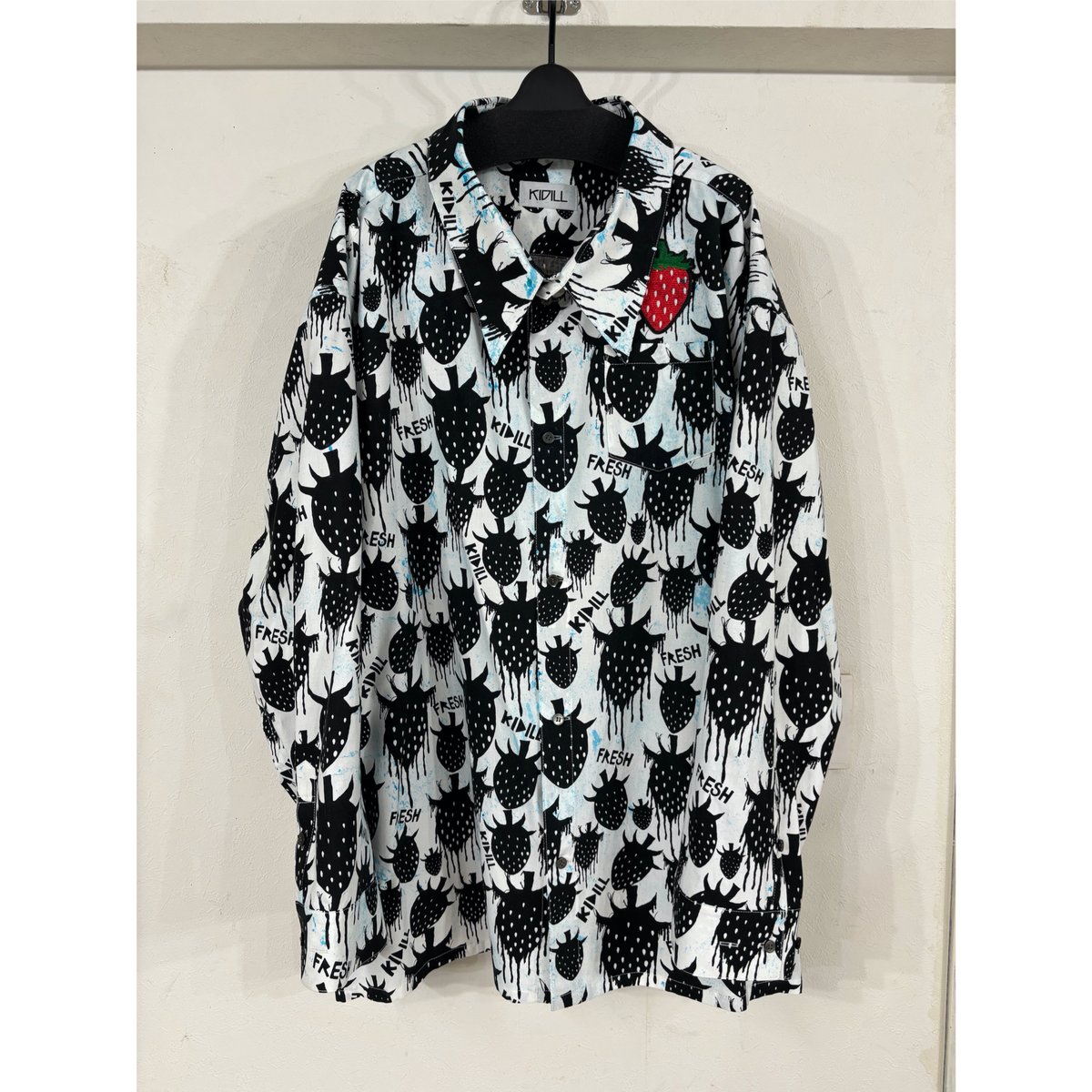 KIDILL FRESH OVERSIZED SHIRT ※コメントで割引します KIDILL / KL999 / STRAWBERRY OVERSIZED SHIRT | V