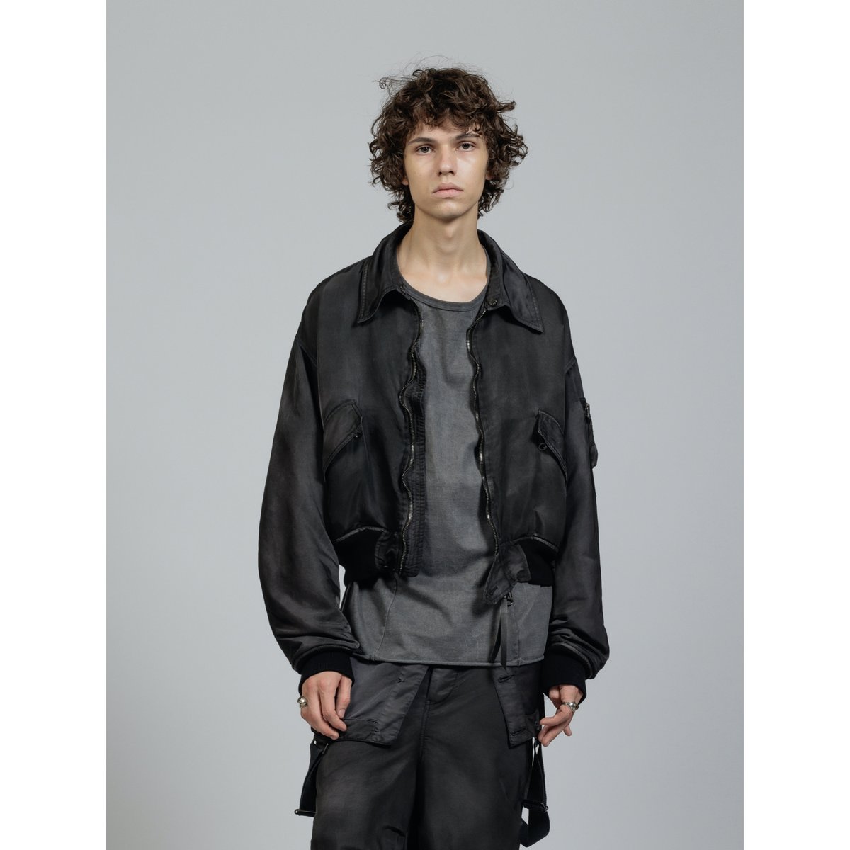 The Viridi-anne / VI-3823-06 / オブジェクトダイ ジップアップ