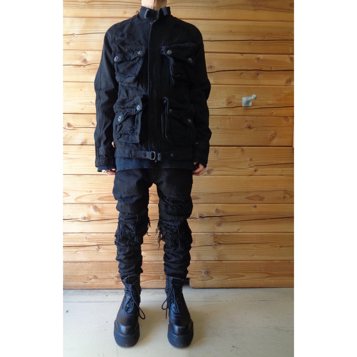 Buffalo bobs ガスマスク コート 希少 kmrii Julius 鏡*月様 Buffalo bobs Julius gas mask gimmic Buffalo bobs Julius