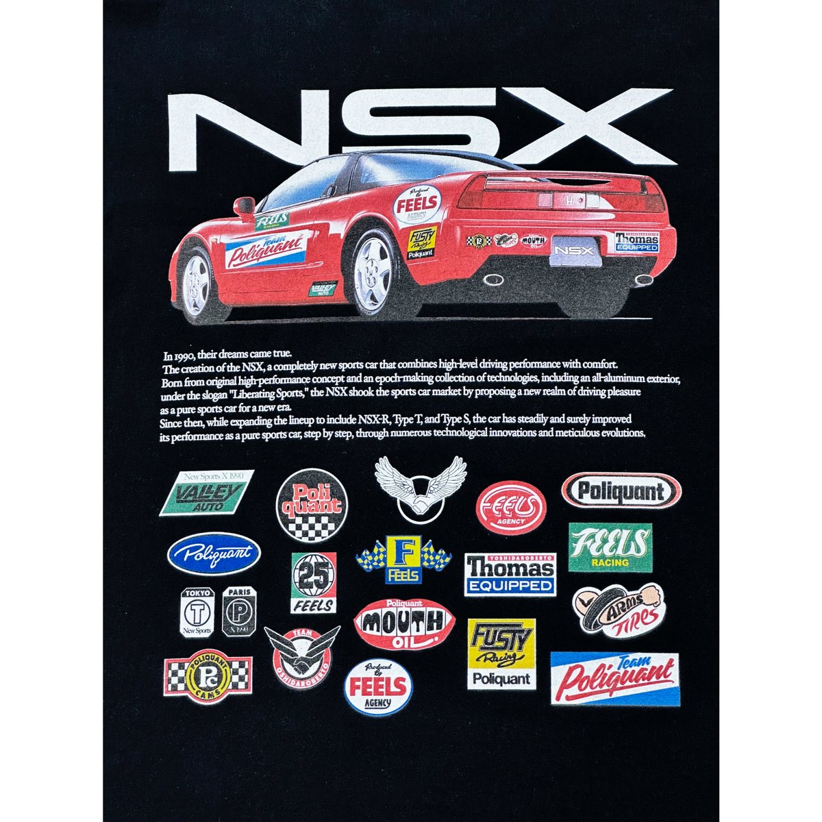POLIQUANT× HONDA / NEW SPORTS X 1990 L/S TEE | 