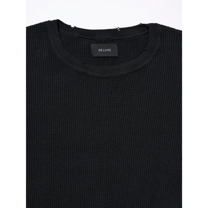 DELUXE / 'SAVAGE CONNOR' BLACK / サーマルシャツ | VIBE