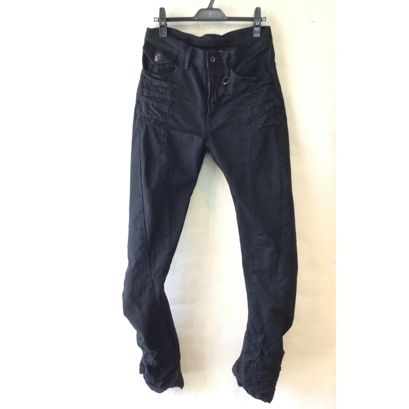 JULIUS ベンディングパンツ デニム 2 crack期 JULIUS / 899PAM4-BK / ベンディングデニムパンツ | VIBE NAGANO