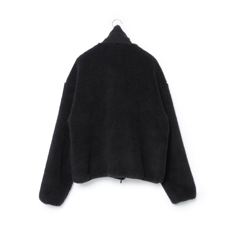 【稀少・良品】FUMITO GANRYU／ボア フリース マフラー／ブラック 黒 稀少・良品】FUMITO GANRYU／ボア フリース マフラー／ブラック 黒
