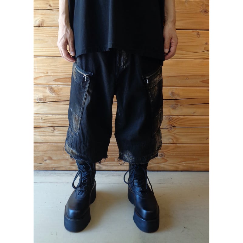 JULIUS / 907PAM5-R /錆染レイヤードデニムパンツ | VIBE NAGANO