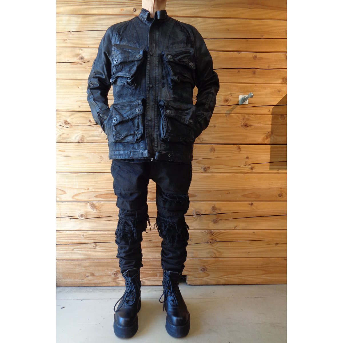 JULIUS コート ブルゾン 1 ガスマスク JULIUS / 917BLM1-C / ガスマスクジャケット | VIBE NAGANO