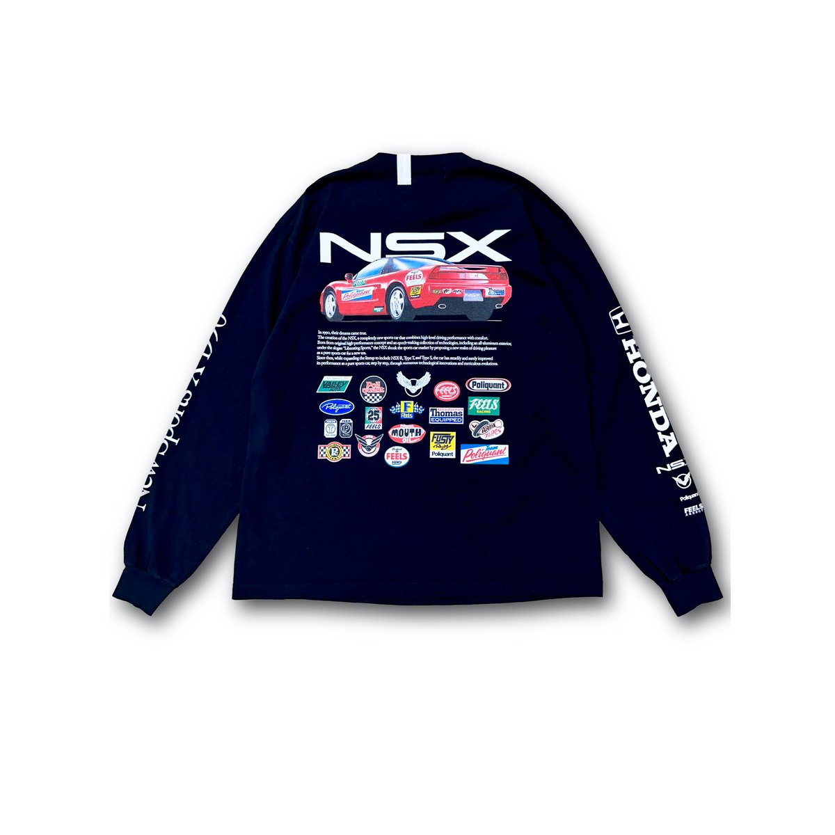 POLIQUANT× HONDA / NEW SPORTS X 1990 L/S TEE |