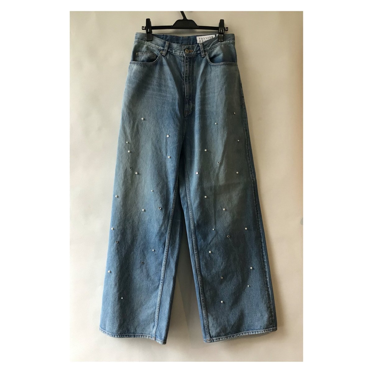 el conductorH / BIJOU STUDDED JEAN TROUSERS/ビジュ