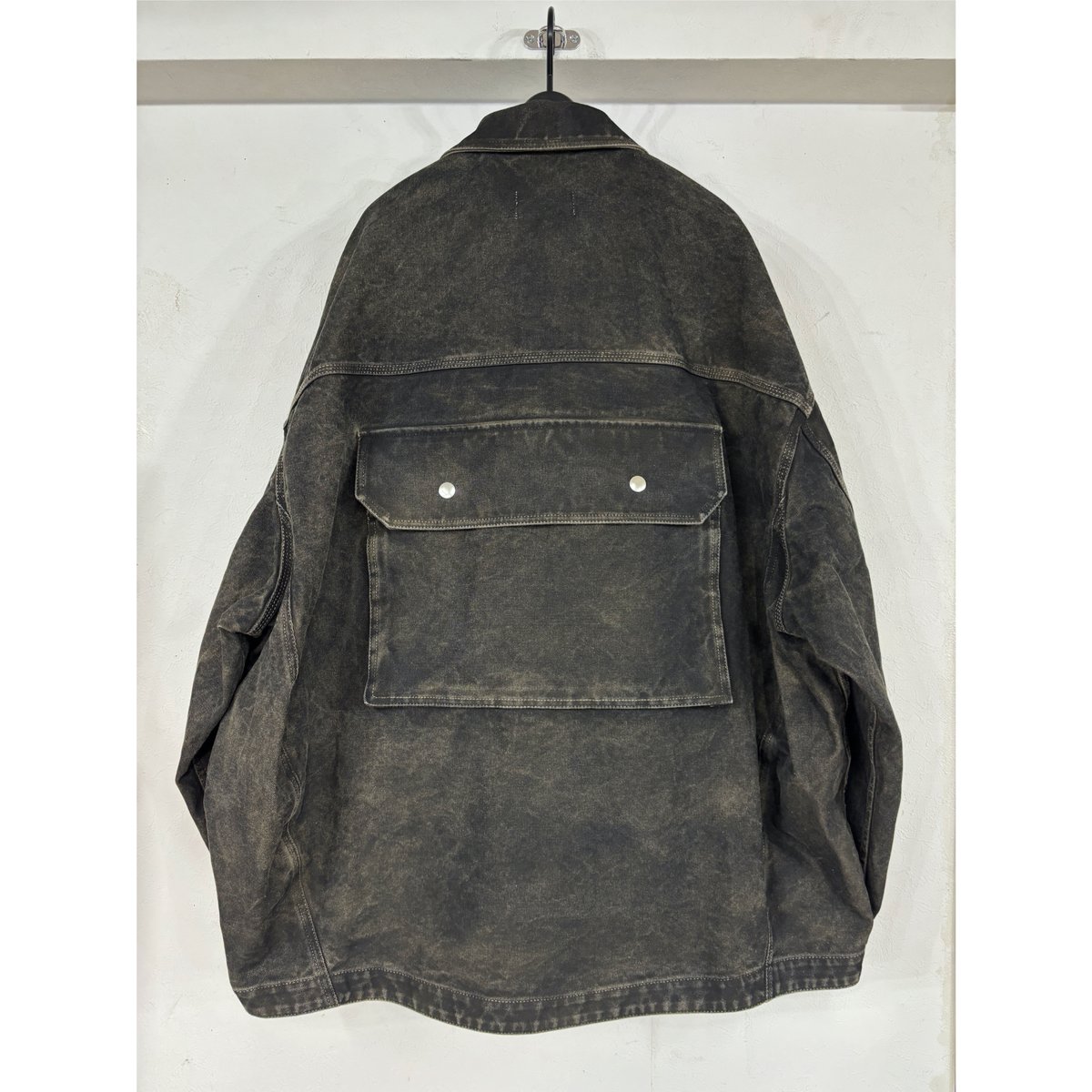 KIDILL / KL981 / BLACK STAINED DUCK JACKET | VI