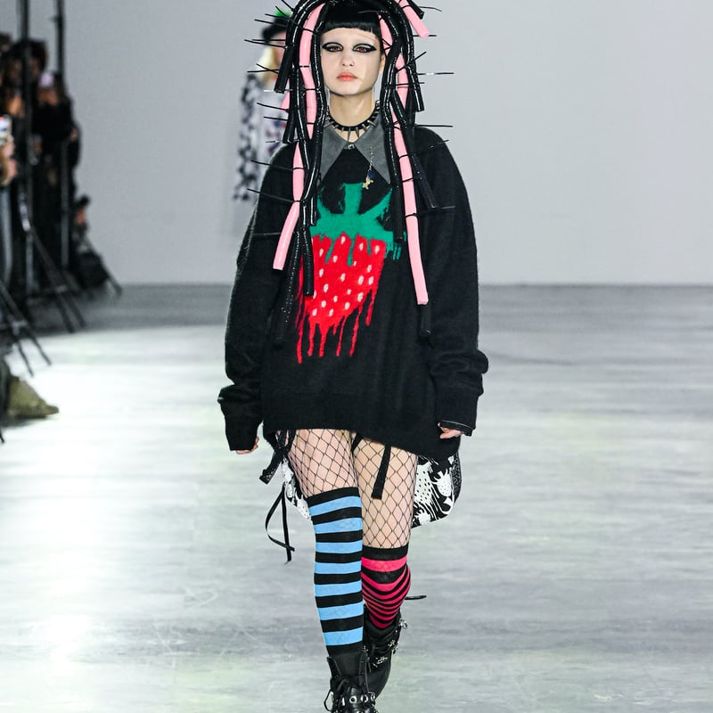 KIDILL / KL1001 / FRESH JACQUARD KNIT PULLOVER