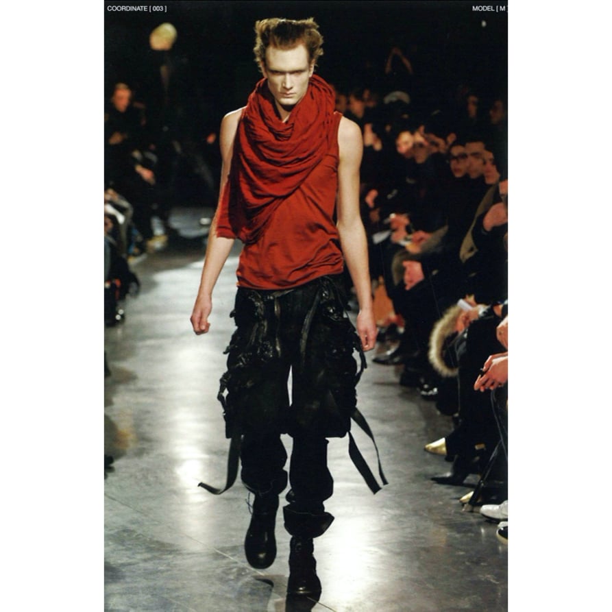 JULIUS 2018SS ウェビングラウンドロングタンクトップ 美品　ブラック s-2-225-m1.jpg