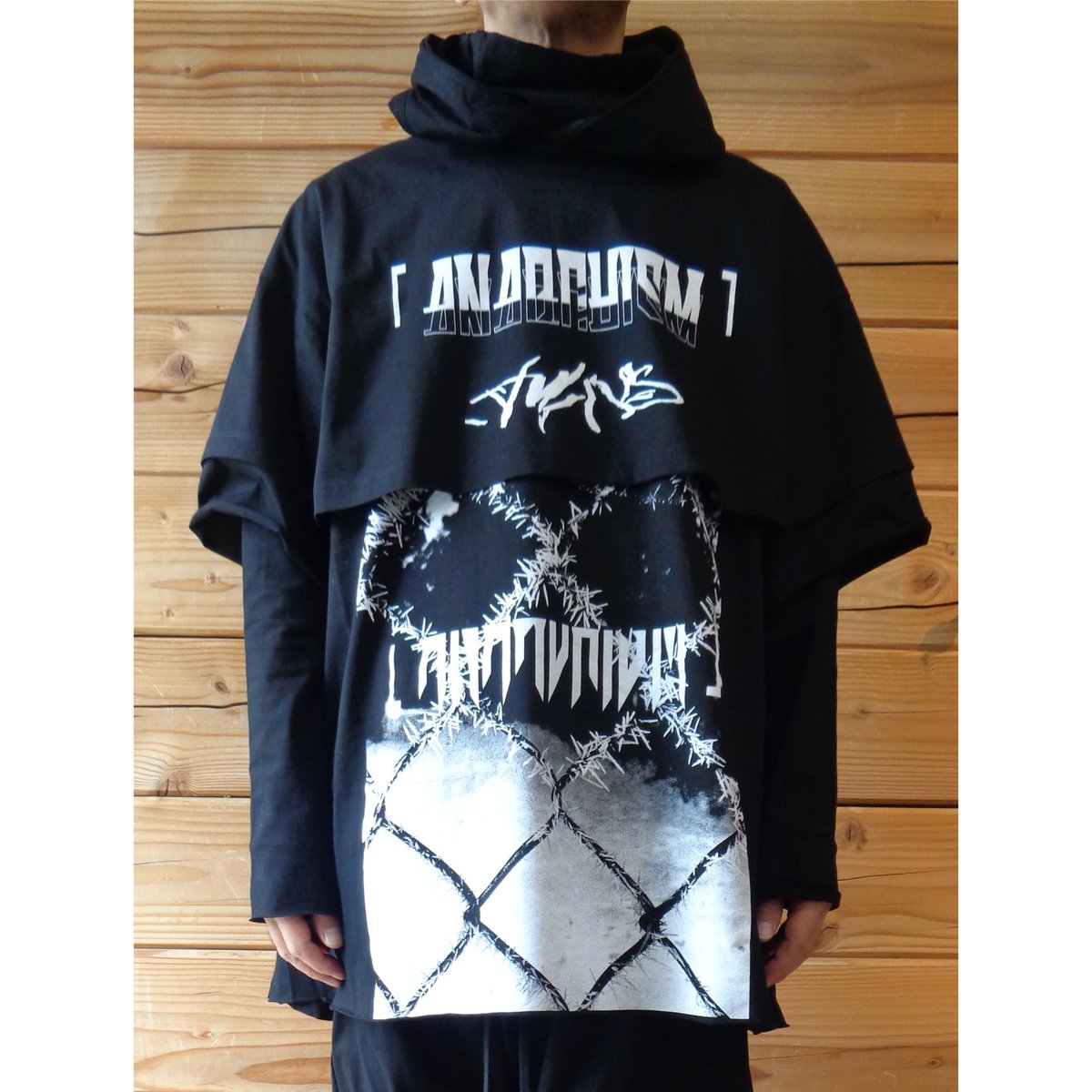 JULIUS カットソー JULIUS 24SS ドレープネックカットソー レイヤードスタイル