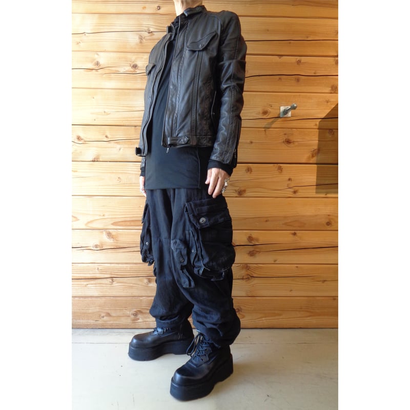 JULIUS / 917BLM2 / カウレザーシングルライダースジャケット | VIBE N