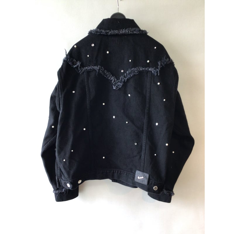 el conductorHコンダクター LACE UPダメージ デニムジャケット el conductorHコンダクター LACE UPダメージ デニムジャケット