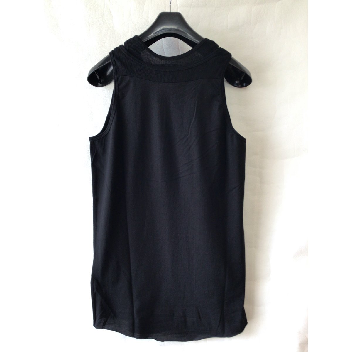 JULIUS 2018SS ウェビングラウンドロングタンクトップ 美品　ブラック JULIUS / 899CUM4 / スイッチングネックタンクトップ | VIBE NAGANO