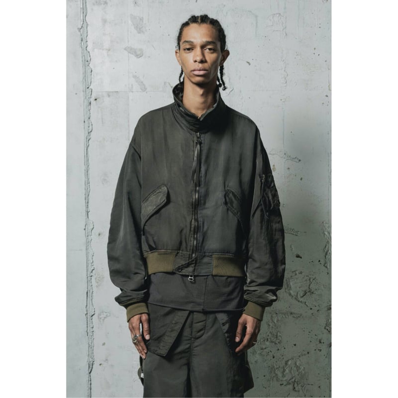 トップス The viridi-anne The Viridi-anne / VI-3823-06 / オブジェクトダイ ジップアップ