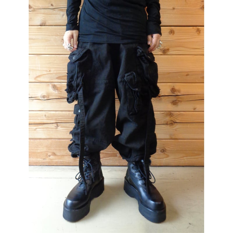 JULIUS / 917PAM1 / クラッシュガスマスクカーゴパンツ | VIBE NAGANO