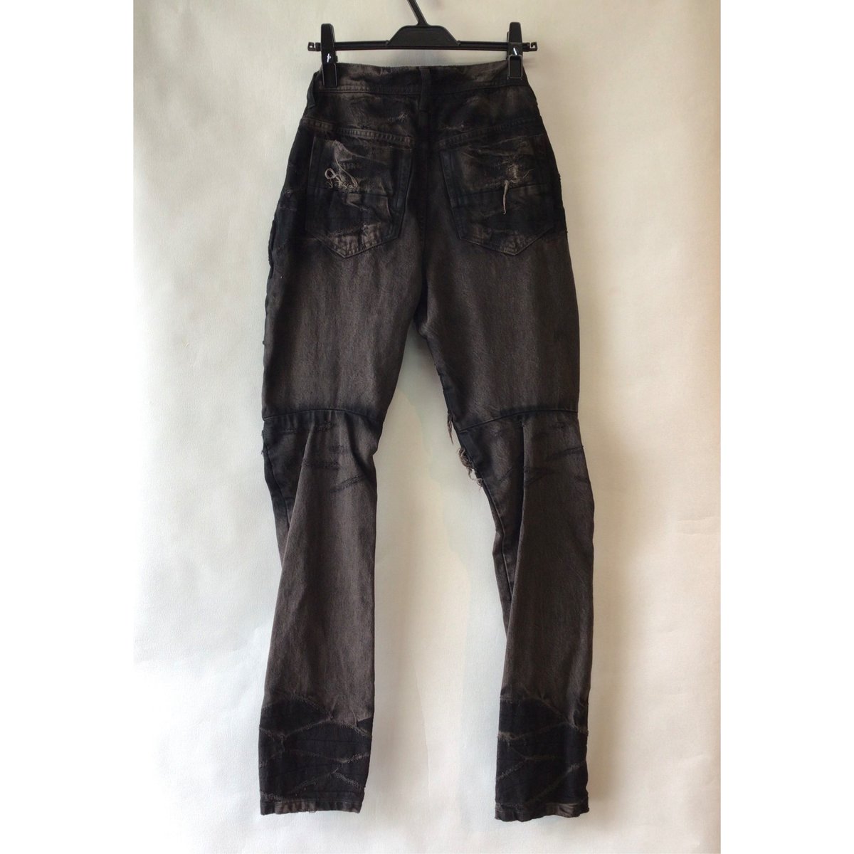 JULIUS ベンディングパンツ デニム 2 crack期 JULIUS / 899PAM4-BK / ベンディングデニムパンツ | VIBE NAGANO