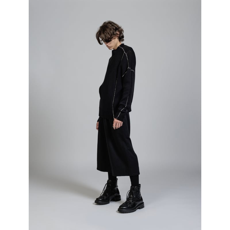 The Viridi-anne / VI-3853-07 / ボトルネックニット | VIBE