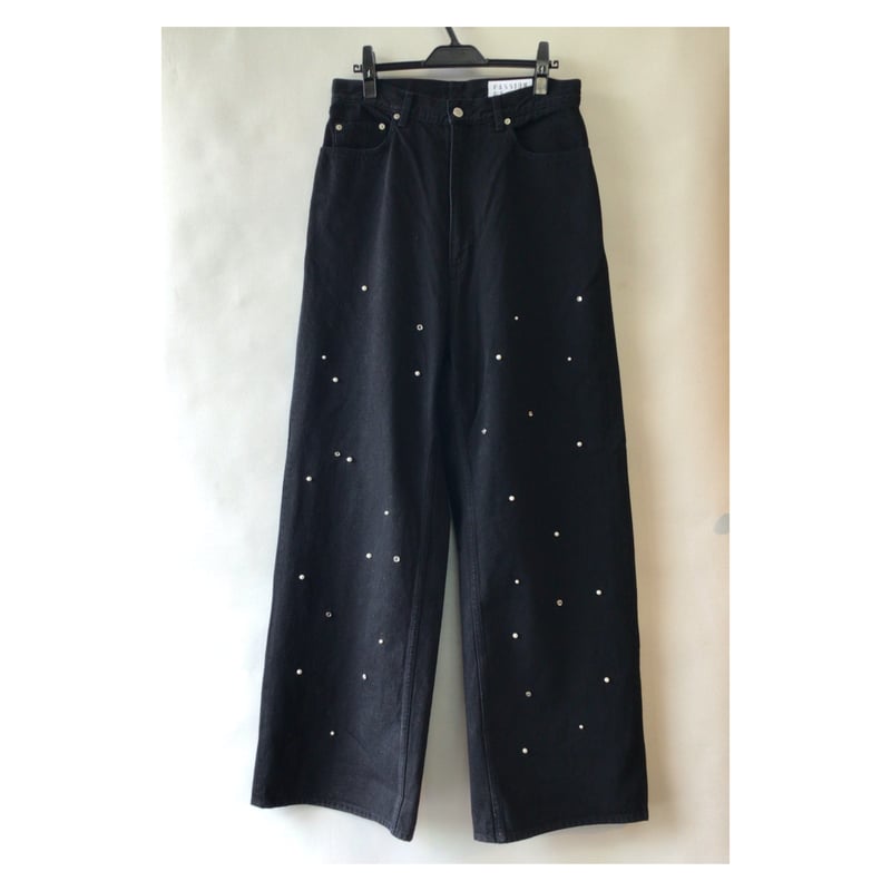 【定価10万円】el conductorH BIJOU STUDDED JEAN el conductorH / BIJOU STUDDED JEAN TROUSERS/ビジュ