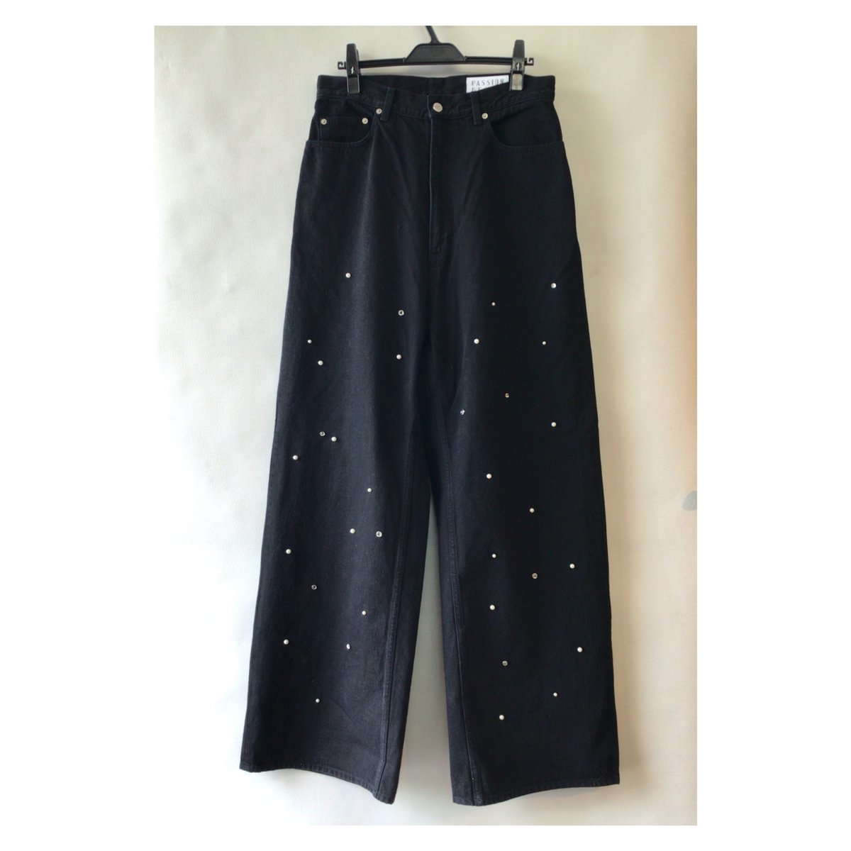 【定価10万円】el conductorH BIJOU STUDDED JEAN el conductorH / BIJOU STUDDED JEAN TROUSERS/ビジュ