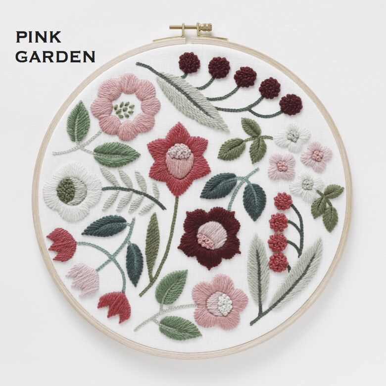 7.6売出開始）DMC ボタニカルリースウール刺繍キット 5点セット 楽天