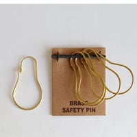 BRASS セーフティーピン（10pcs）[Horn Please]