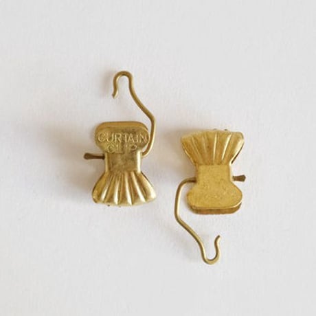 BRASS カーテンクリップ（10pcs）[Horn Please]