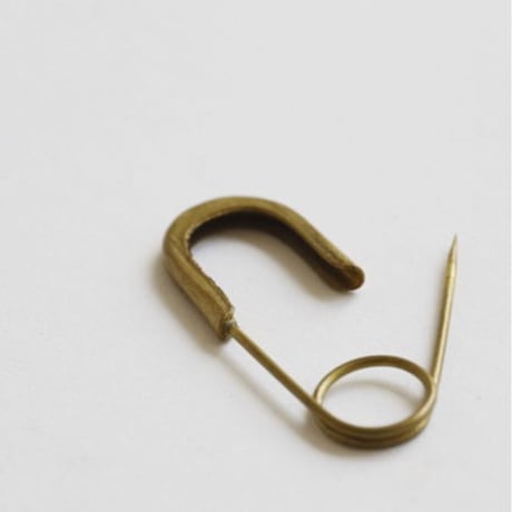 BRASS 安全ピン（シャープエンド6pcs）[Horn Please]