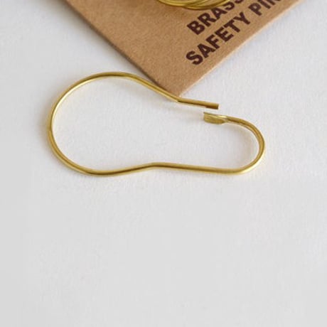 BRASS セーフティーピン（10pcs）[Horn Please]