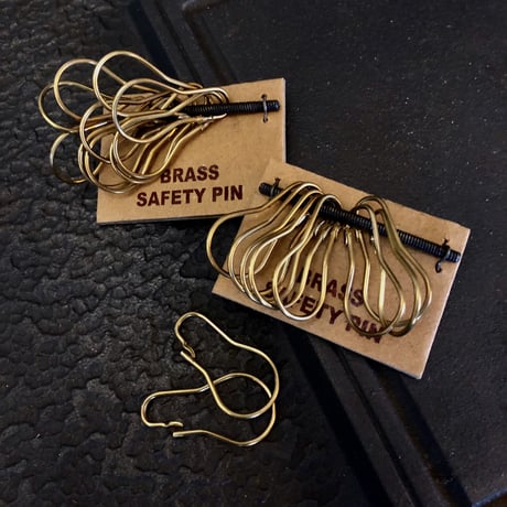 BRASS セーフティーピン（10pcs）[Horn Please]