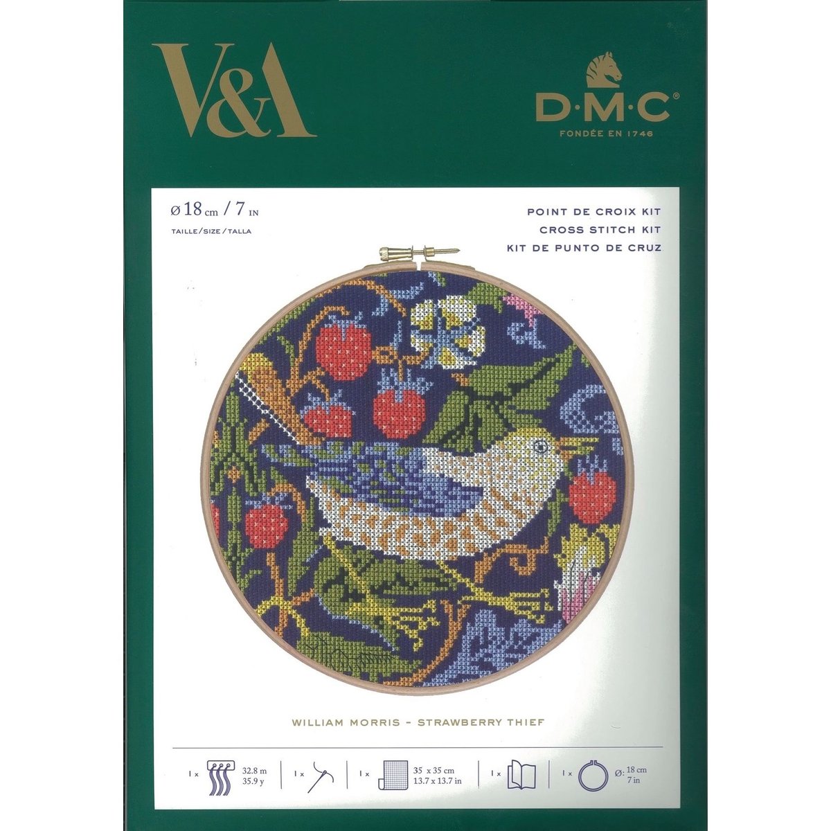 Victoria & Albert Museumコラボクロスステッチキット[DMC] bo...