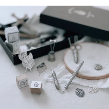 すずらんシザーケース（はさみ付） [clover] | boutique gris