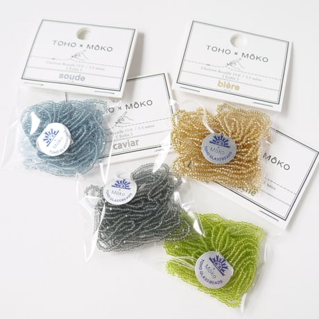 TOHO × Moko BEADS バラ モノトーン(¥648)
