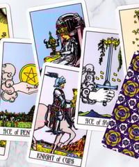 「レアモノ」ミニラベンダールノルマンカード  おまけ付き L-lavender-lenormand-00-