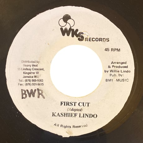 FIRST CUT / KASHIEF LINDO (7インチレコード)