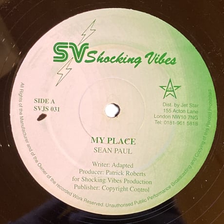 MY PLACE - SEAN PAUL / JULIE JULIE - TANTO METRO & LITTLE KIRK, THERE IS NO REASON.... (12インチレコード)