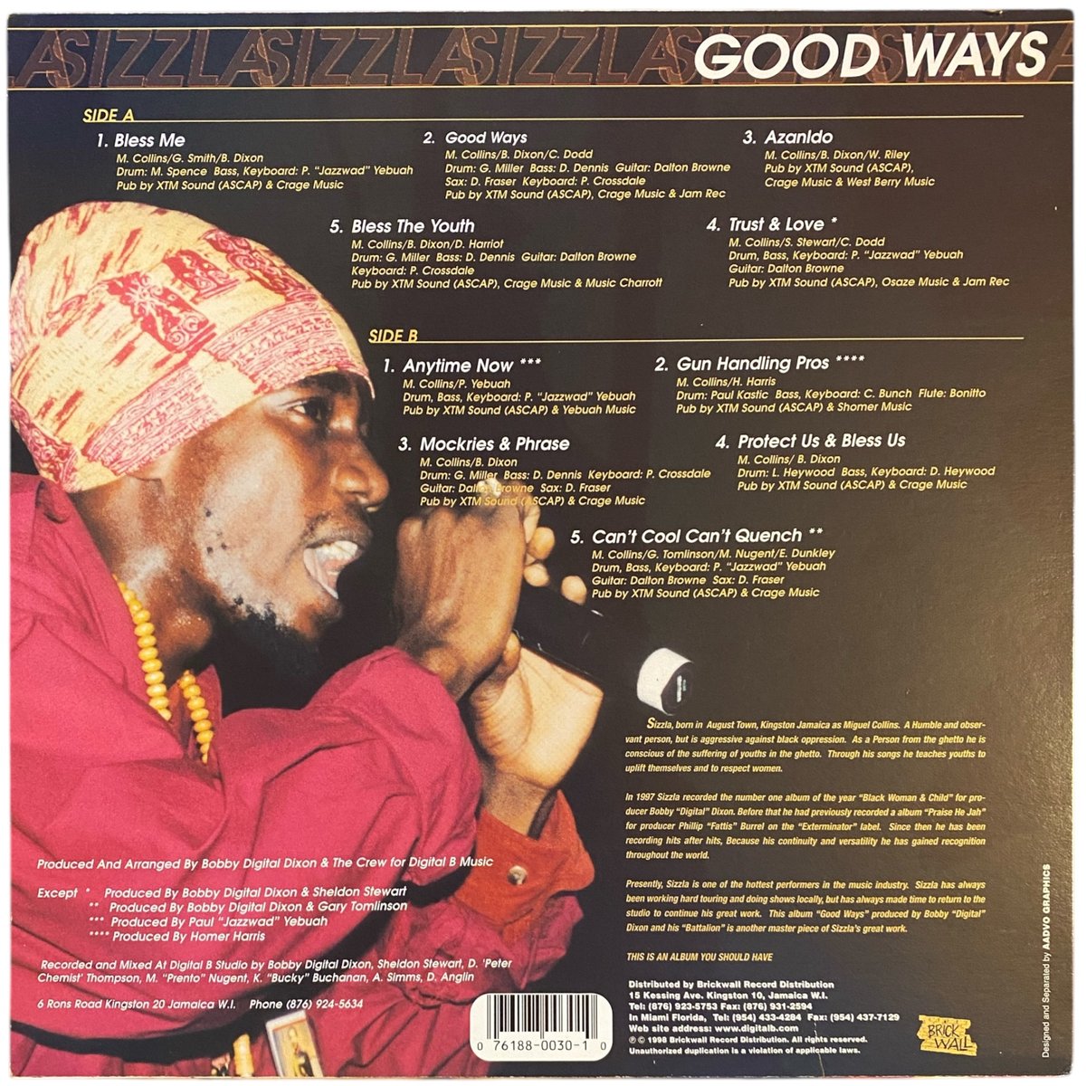 【COOL】レゲエ7インチ11枚 VybzKartel Sizzla等 GOOD WAYS / SIZZLA (LPレコード) | レゲエとジャマイカグッズ！TURT