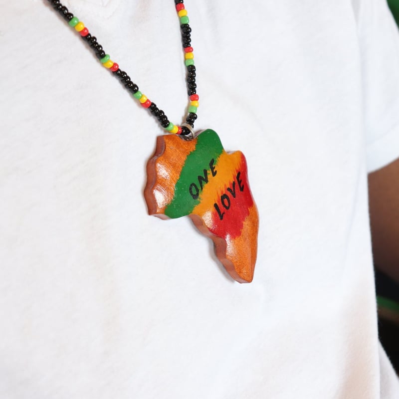 ⚪︎JA直輸入 ONE LOVE AFRICA ネックレス | レゲエとジャマイカグッズ