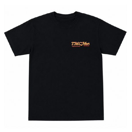 TURTLE MAN's CLUB "T.M.C Mart" T-Shirts（BLACK/ASH）