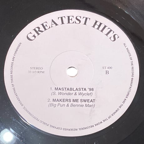 LUV ME, LUV ME - SHAGGY & JANET.... / MASTABLASTA - S. WONDER & WYCLEF.... (12インチレコード)